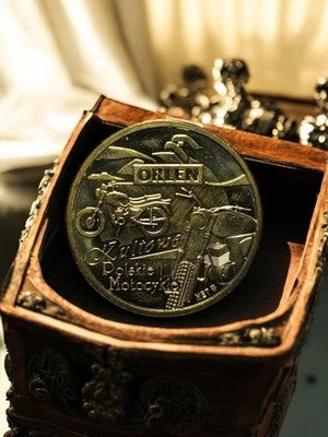 Jeton métal vintage Orlen Kultowe Polskie Motocykle moto ancien casino
