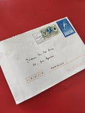 Ancienne enveloppe timbrée oblitérée L’Argentière Marseille collection philatéli