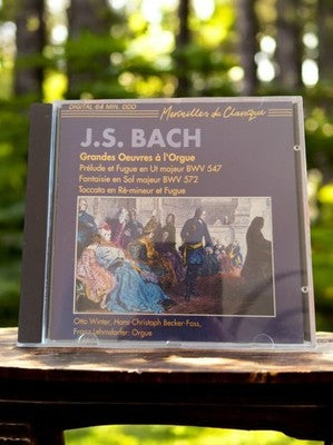CD J.S. Bach Grandes Œuvres à l'Orgue Merveilles du Classique musique classique