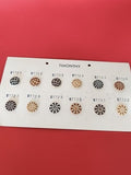 Lot vintage boutons anciens neufs avec présentoir, manufacture française couture