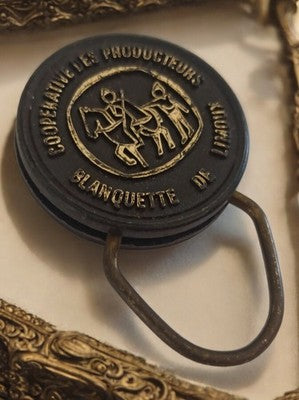 Porte-clés vintage Blanquette de Limoux Coopérative, publicité alcool France
