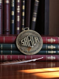 Médaille ancienne bronze SABLA Béton - Art déco industrie vintage