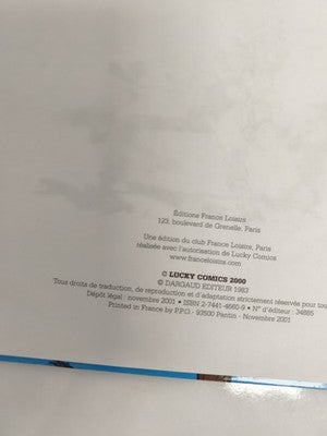 Bande dessinée Lucky Luke Le Fil Qui Chante Morris Goscinny BD album 2000