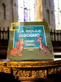 Livre-disque Walt Disney La Belle et le Clochard vintage, 45 tours, 24 pages cou