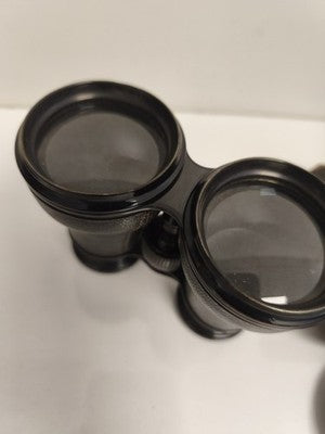Jumelles anciennes Malacrida Toulon avec étui opticien vintage théâtre