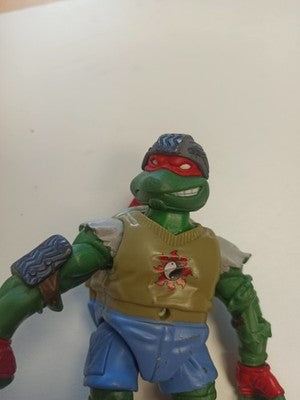 Figurine TMNT Raphael rétro 2003 sport extrême skate vintage Tortue Ninja