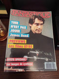 Magazine cinéma L'Écran Fantastique James Bond 1987 vintage ancien journal