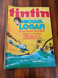 Magazine Tintin ancien n°154 Michael Logan vintage 1978 collector BD
