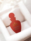 Carte publicitaire parfum Vivienne Westwood Cheeky Alice vintage déco rétro