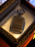 Porte-clés publicitaire vintage Cognac Otard France métal
