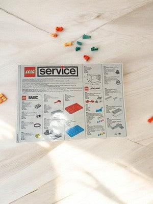 Livret LEGO service vintage années 80 – brochure pièces détachées rare