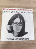 Vintage disque 45 tours ancien Nana Mouskouri vinyle collection état d'origine