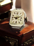 Montre ancienne Scala mécanique 17 rubis vintage cadran rectangulaire à restaure