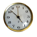 Réveil vintage Jaz rond cadran blanc Made in France horloge rétro