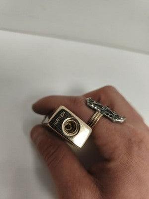 Briquet ancien Harryson John Player Special noir doré vintage JPS cigarette
