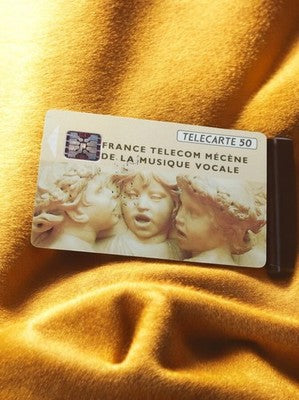 Carte téléphonique France Telecom 50 unités, vintage, musique vocale, puce