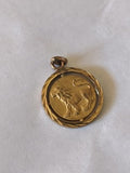 Ancienne médaille religieuse catholique vintage petit pendentif collection rétro
