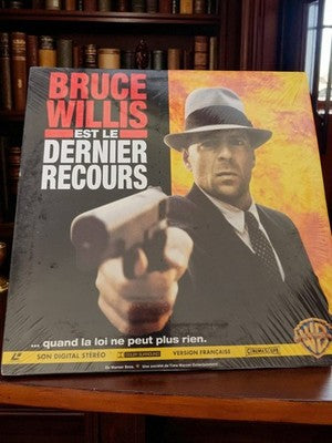Laserdisc Bruce Willis Le Dernier Recours vintage film Warner Bros VF