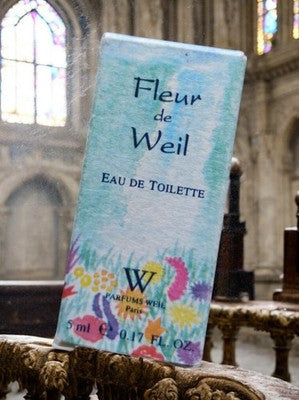 Miniature parfum Fleur de Weil vintage boîte 5ml eau de toilette Weil Paris