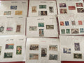 Lot anciens timbres monde et France, collection vintage, philatélie vrac