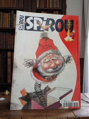 Magazine Spirou ancien n°3063 couverture Père Noël vintage BD collector