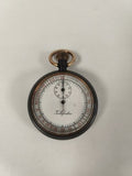 Ancien chronomètre tachymètre à main vintage, cadran blanc, collection