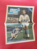 Vintage journal rétro football OM Droit au But ancien magazine Olympique Marseil