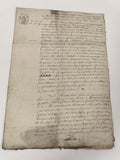 Lettre manuscrite administrative 1813, timbres fiscaux, papier vergé XIXe