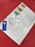 Ancienne enveloppe timbrée Pologne 1997 oblitérée, philatélie collection