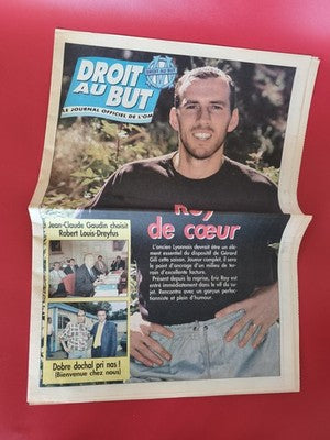 Ancien journal vintage football OM Droit au But rétro collection Olympique Marse