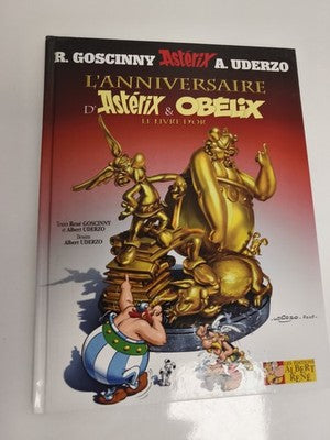 Bande dessinée Astérix L’Anniversaire Obélix Livre d’Or 2009 Goscinny Uderzo BD
