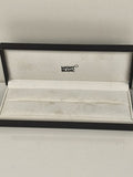 Écrin Montblanc pour stylo plume, gainage noir, crème siglé étoile