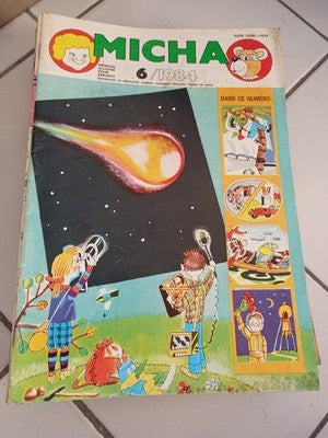 Revue jeunesse Micha 6/1984 vintage illustré magazine rétro années 80 presse enf