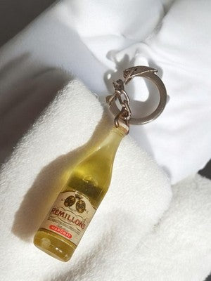 Porte-clés bouteille Rémillons Margnat vintage ancien pub rétro