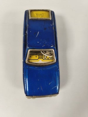 Jouet automobile vintage China tin toy MF234 en tôle bleue