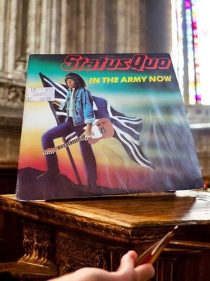 Vinyle 45 tours Status Quo In The Army Now pochette vintage rock
