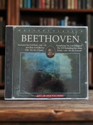 CD Beethoven Symphony No. 9 vintage retro, Mastersclassic jacket