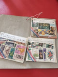 Lot ancien timbres du monde, vrac philatélie, thématiques fleurs et pays