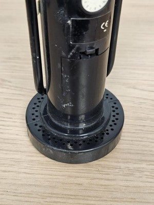 Radio vintage FM forme pompe à essence rétro noire déco originale années 80