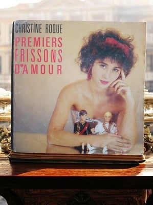 Vinyle 45T Christine Roque Premiers Frissons d’Amour édition limitée pochette