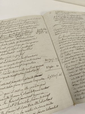 Lettre administrative manuscrite 1814, timbre fiscal 75 c., XIXe
