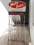Présentoir publicitaire Melto Daim Meltonian métal vintage années 50 déco