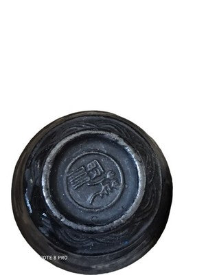 Théière japonaise fonte décor libellules + 2 tasses & dessous, style traditionne