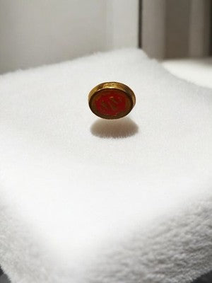 Pin's vintage Olympique de Marseille OM rond ancien badge rétro foot