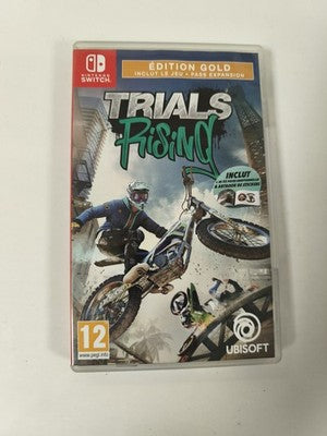 Boîte vide Nintendo Switch Trials Rising officielle, sans cartouche, pour rempla