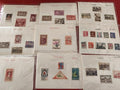 Lot ancien timbres de collection monde entier vrac philatélie France Vietnam