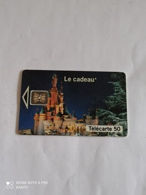 Carte téléphonique 50 unités Disney Eurodisney vintage 90s château Le cadeau