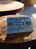 Carte téléphonique vintage Télécarte 50 Minicom Minitel France Télécom rétro