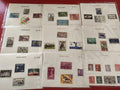 Lot anciens timbres collection vrac tous pays philatélie, diverses thématiques