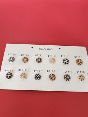 Lot ancien boutons neufs avec présentoir vintage manufacture couture française r